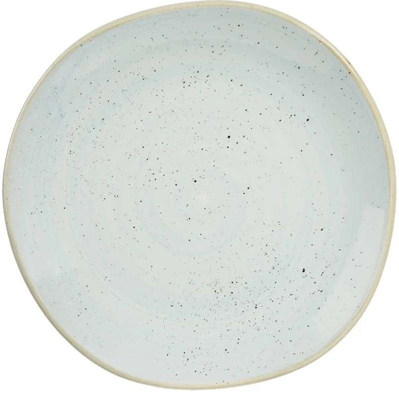 CHURCHILL Stonecast Duck Egg Blue lapos tányér, organikus, coup, ø 264 mm Olcsóbb