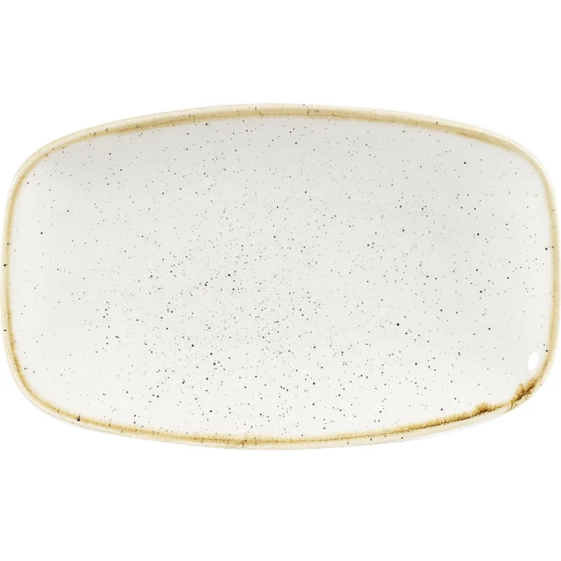 CHURCHILL Stonecast Barley White téglalap alakú tányér, hossza 200 mm Exkluzív ajánlat
