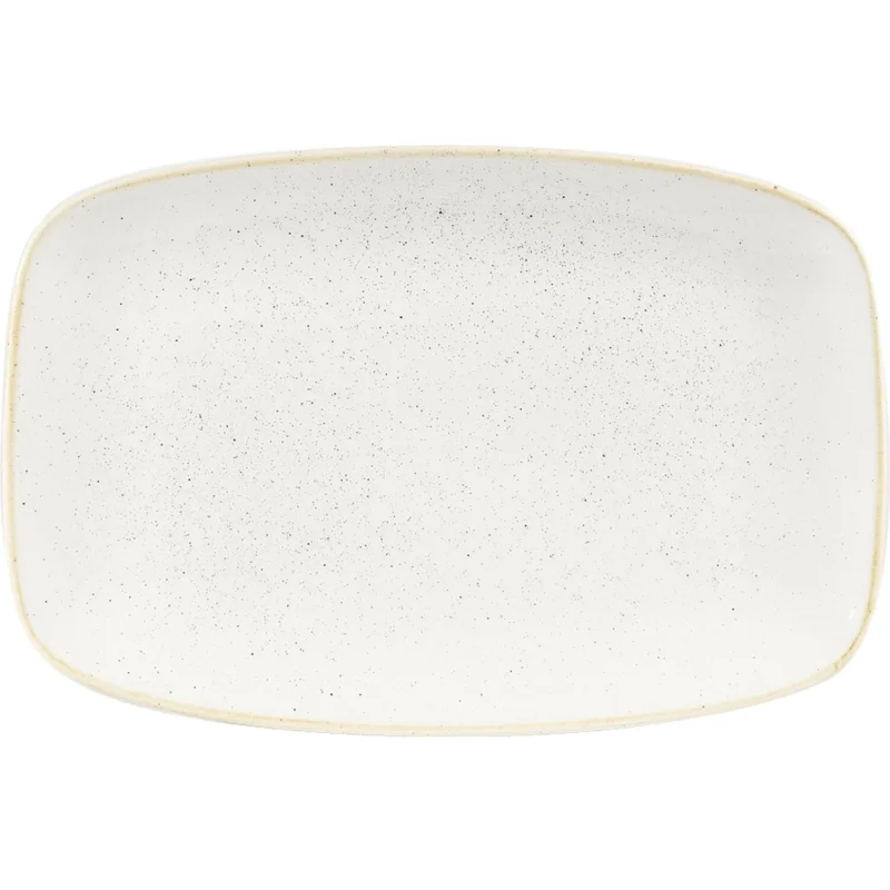 Szuper ajánlat CHURCHILL Stonecast Barley White téglalap alakú tányér, hossza 344 mm