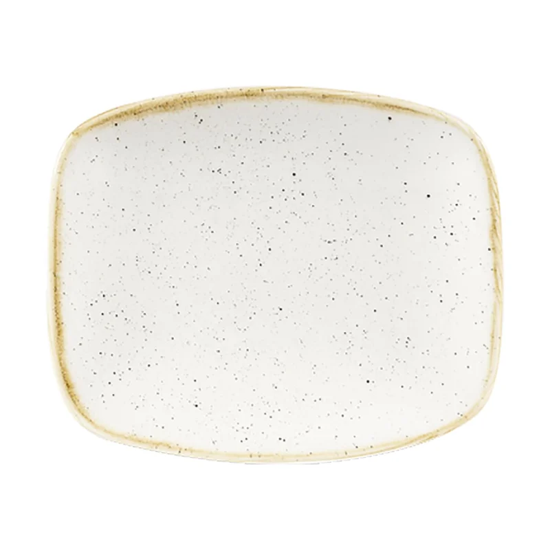 Ajánlat CHURCHILL Stonecast Barley White tányér, téglalap alakú, hossza 154 mm
