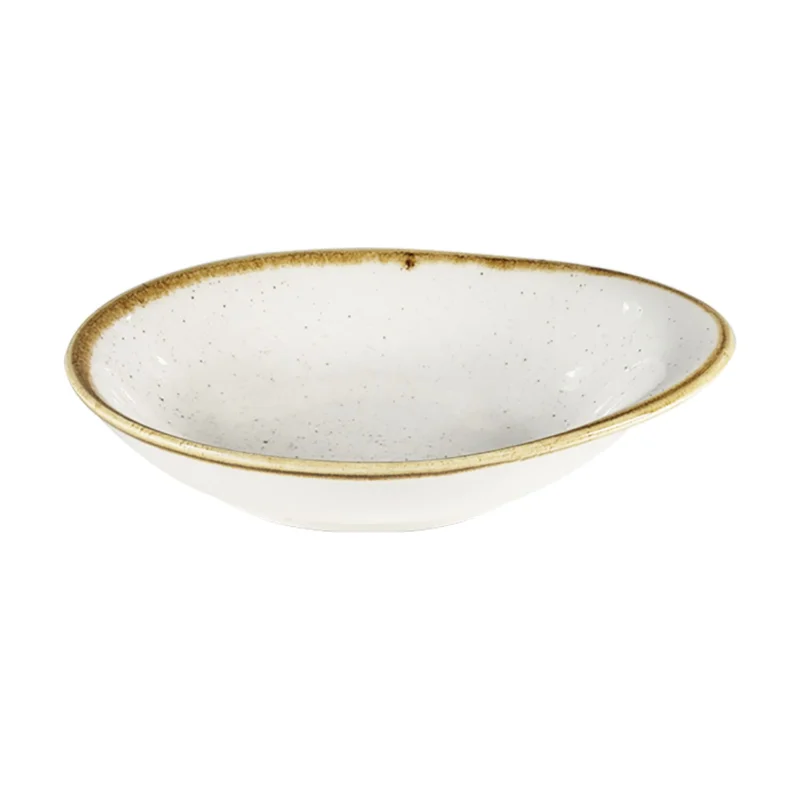 Különleges ajánlat CHURCHILL Stonecast Barley White ovális mély tál, térfogat 0,247 liter