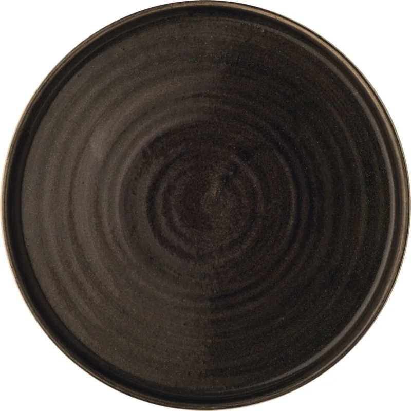 CHURCHILL Stonecast Iron Black lapos tányér, emelt perem, ø 260 mm Ajánlat