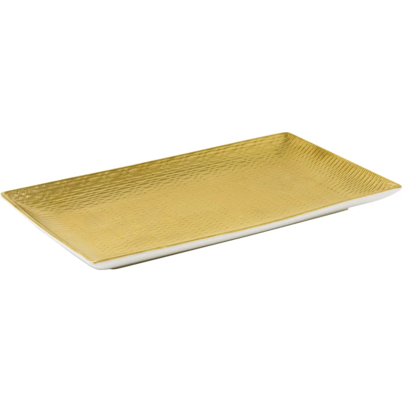 LE COQ Deras Téglalap alakú tányér, hossza 340 mm, szélessége 195 mm, arany Bestseller
