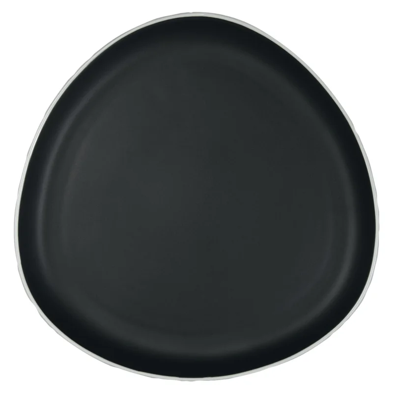 Rendeld meg most LE COQ Persephone Lapos tányér, ø 270 mm, fekete/fehér