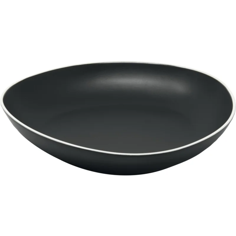 Gyors kiszállítás LE COQ Persephone Mély tányér, magasság 45 mm, ø 255 mm, fekete/fehér