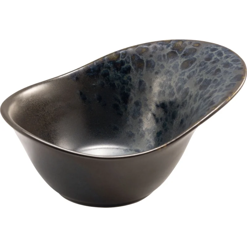 LE COQ Phobos ovális tál, hossza 210 mm, szélessége 160 mm, fekete, kék Akció