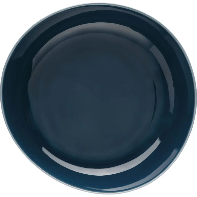 Kihagyhatatlan ajánlat ROSENTHAL Junto Mélytányér, megemelt peremmel, hossza 215 mm, szélessége 210 mm, óceánkék
