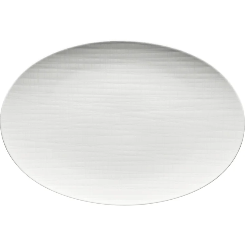 Ovális tányér Rosenthal Mesh 35x26 cm, fehér Kedvezmény
