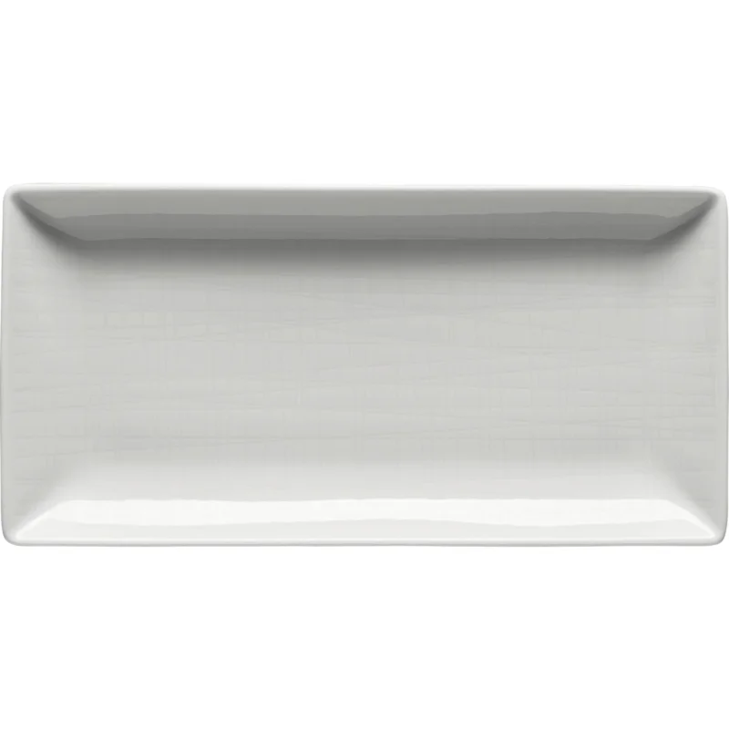 Nézd meg most Téglalap alakú tál, Rosenthal Mesh, 20x10 cm, fehér