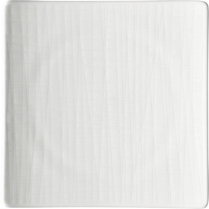 Olcsóbb Négyzet alakú tányér, Rosenthal Mesh, 17x17 cm, fehér