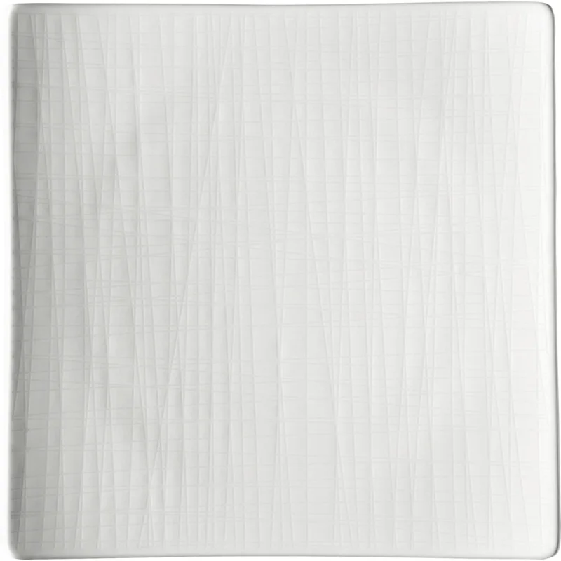 Legjobb ár Négyzet alakú tányér Rosenthal Mesh 22x22 cm, fehér