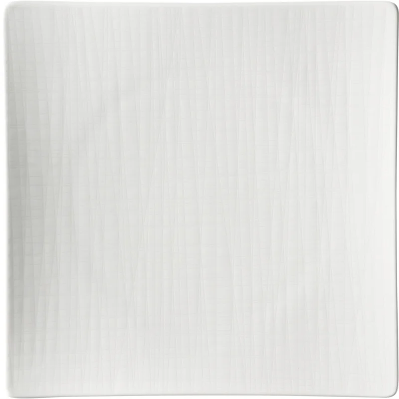 Szezonális akció Négyzet alakú tányér Rosenthal Mesh 27x27 cm, fehér