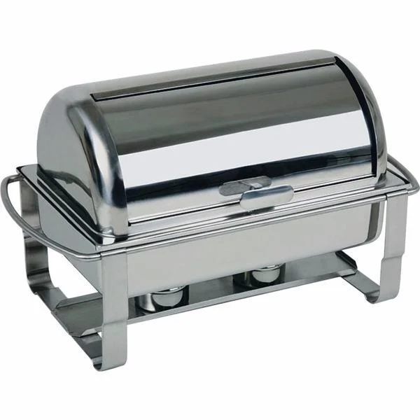 Chafing edény gyúlékony pasztára GN 1/1 APS Caterer Pro 9 l, rozsdamentes, redőnyös fedő Szuper ajánlat