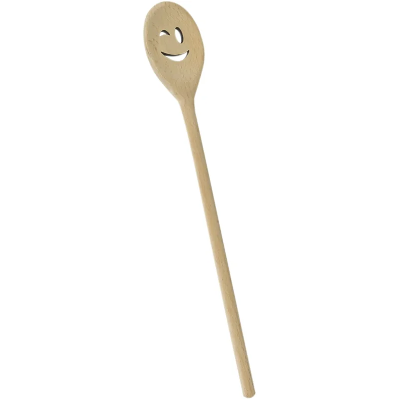 Smiley alakú fakanál, 30 cm, ovális Legkelendőbb