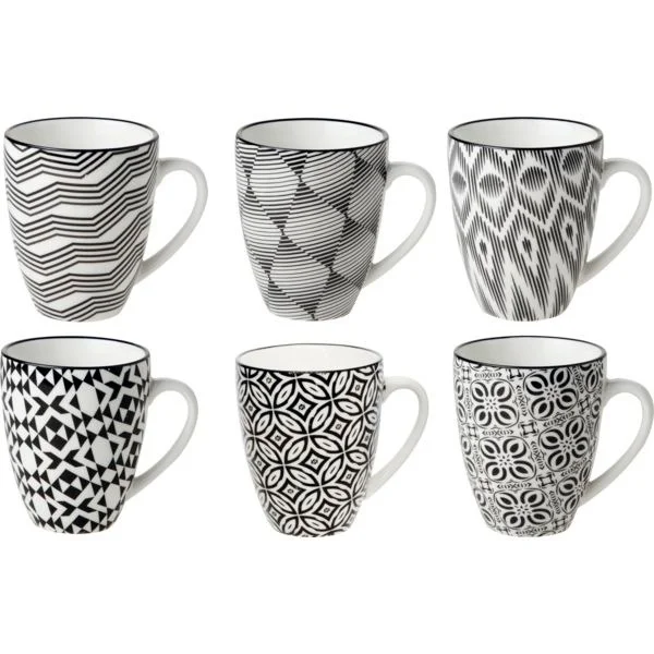 Végkiárusítás Bögre füllel, Cosy & Trendy Nikko 12,5 cm, különböző dekoráció