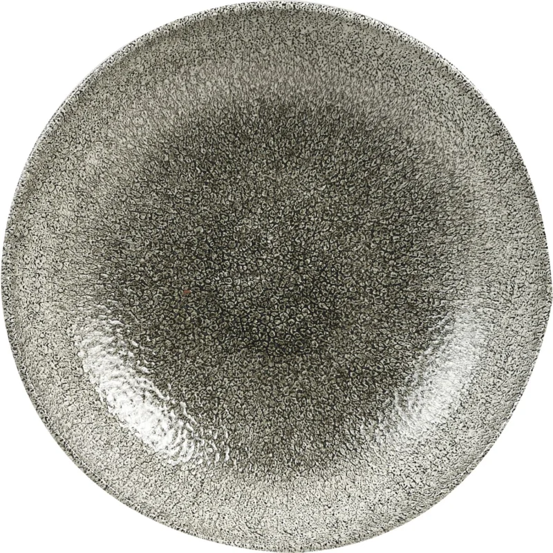 Ne maradj le Mélytányér, Churchill Raku Quartz Black, 24,8 cm