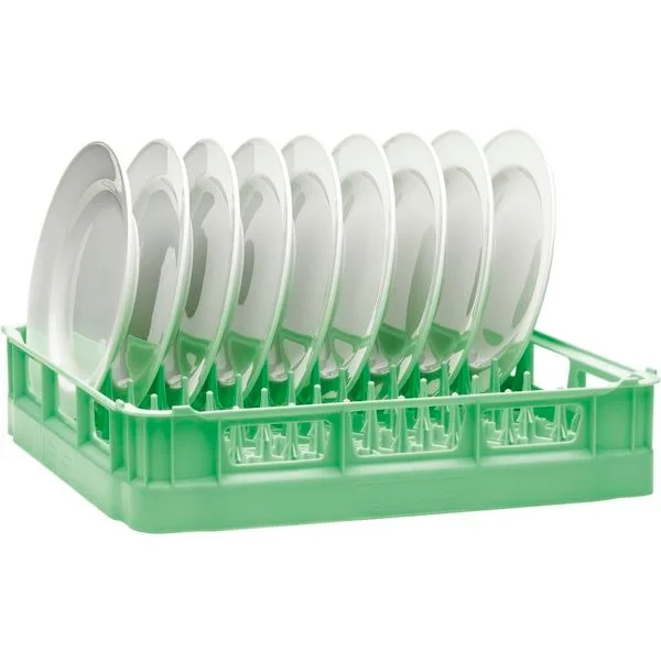 Rendeld meg most Mosogatógépbe való kosár tányérokra, Fries Rack System 50x50 cm, zöld