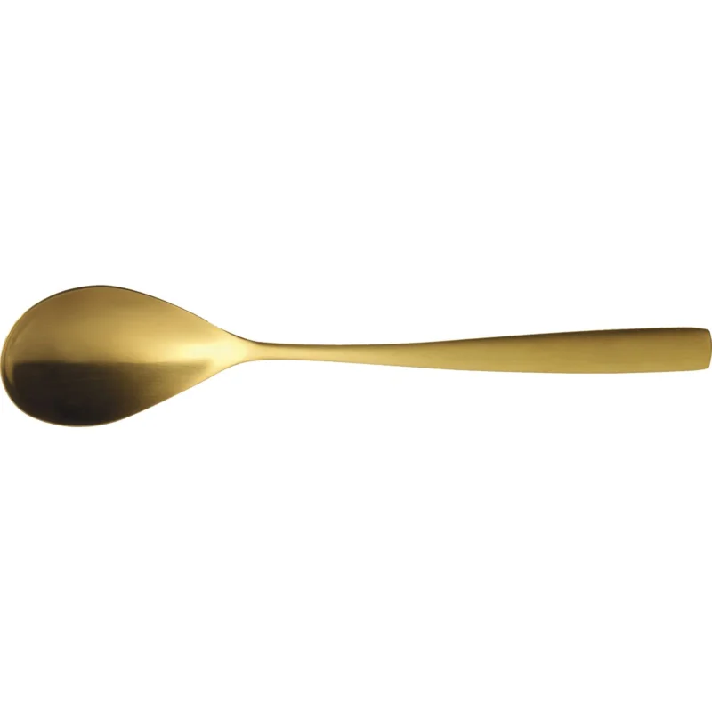 Azonnal elérhető Rozsdamentes desszertes kanál, Comas Barcelona 18,3 cm, arany