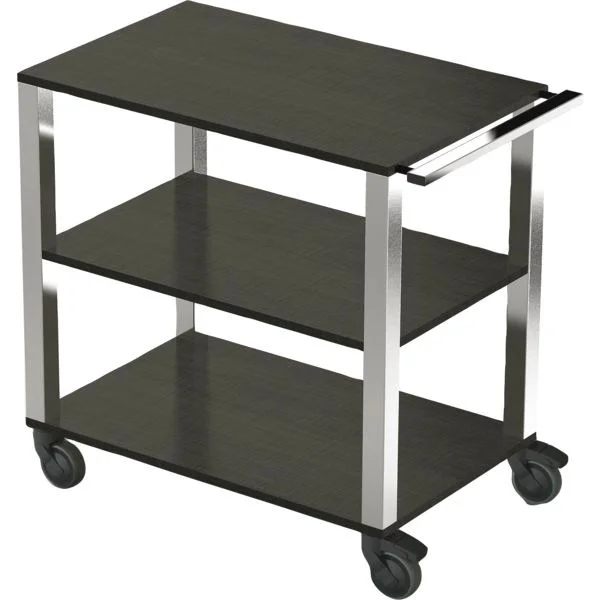 Legkelendőbb Felszolgáló kocsi, Pintinox Smart Gueridon 88x88x55 cm, 3 polc