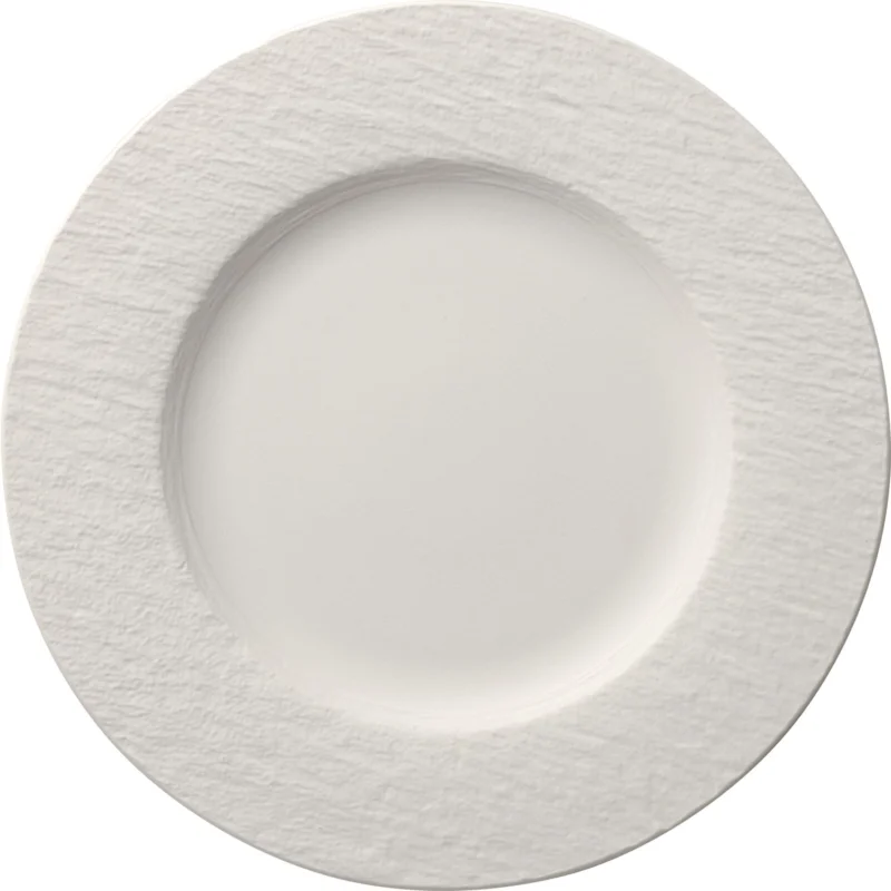 Sekély tányér, Villeroy & Boch Manufacture Rock 27 cm, fehér Újdonság