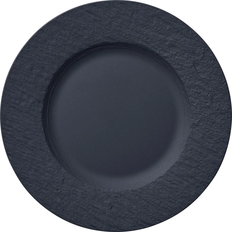 Akciós ár Desszertes tányér, Villeroy & Boch Manufacture Rock 22 cm, fekete