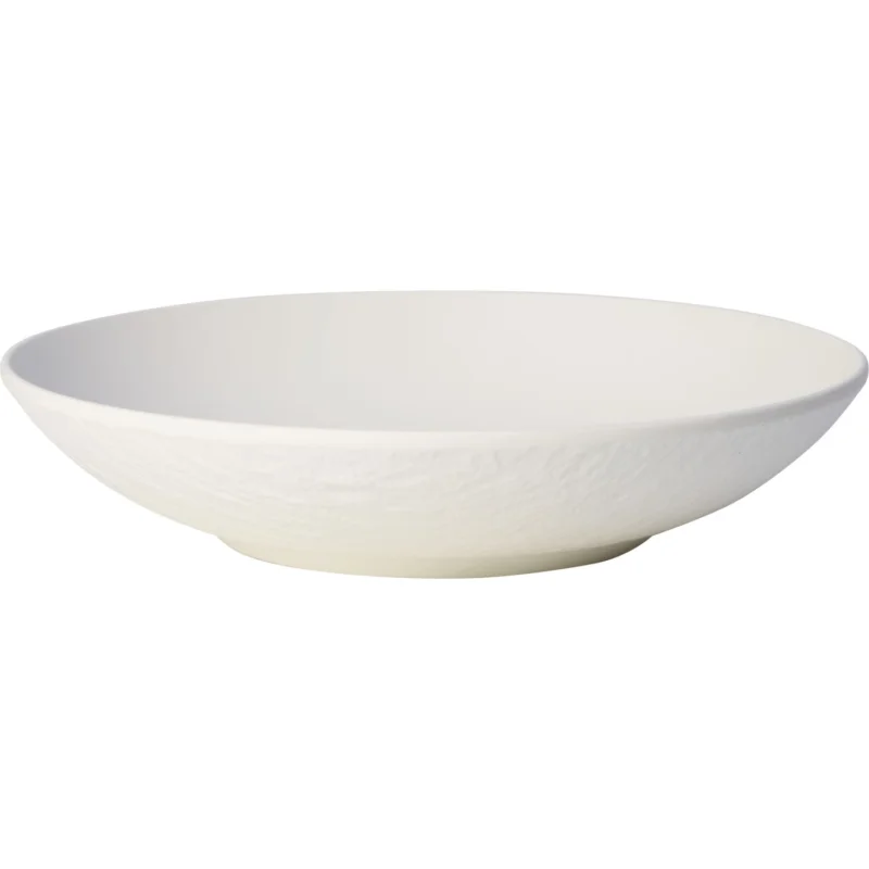 Mélytányér, Villeroy & Boch Manufacture Rock 24 cm, fehér Csak ma