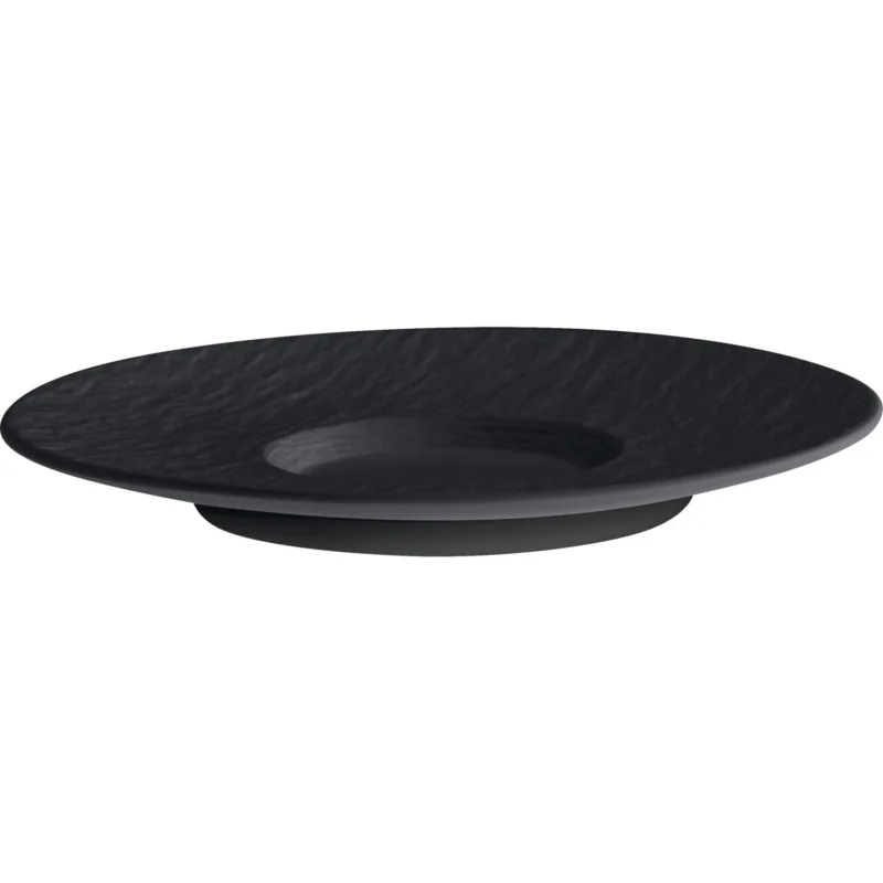 Kávés csészealj, Villeroy & Boch Manufacture Rock 17 cm, fekete Szuper ajánlat