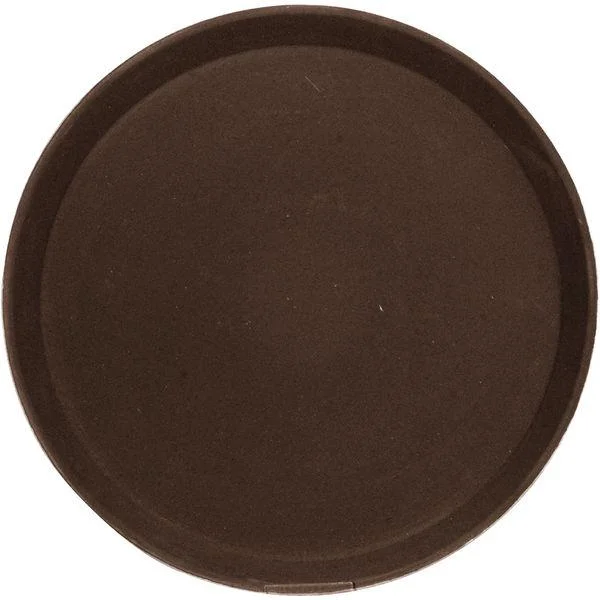 Expressz kézbesítés Kerek tálca, Cambro 35,6 cm, barna