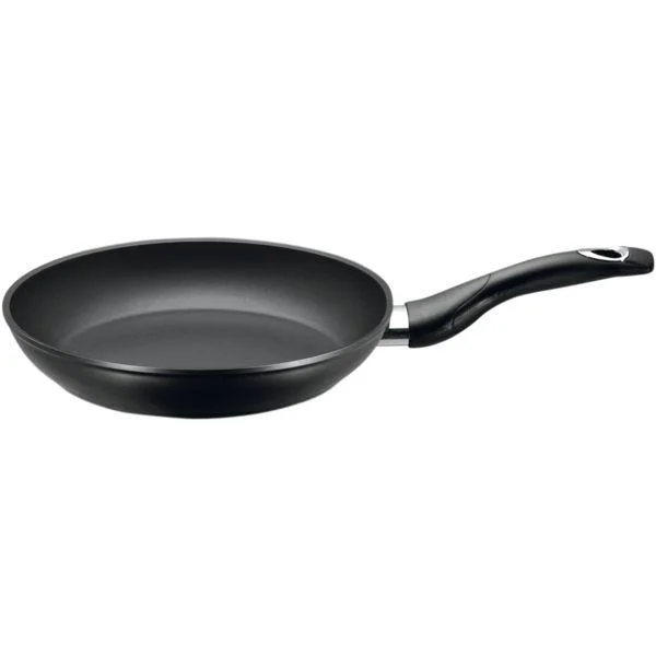 Tapadásmentes serpenyő, 200 mm, alumínium / rozsdamentes acél, ergonómikus fogantyú, indukcióhoz is, Black Induction Bestseller