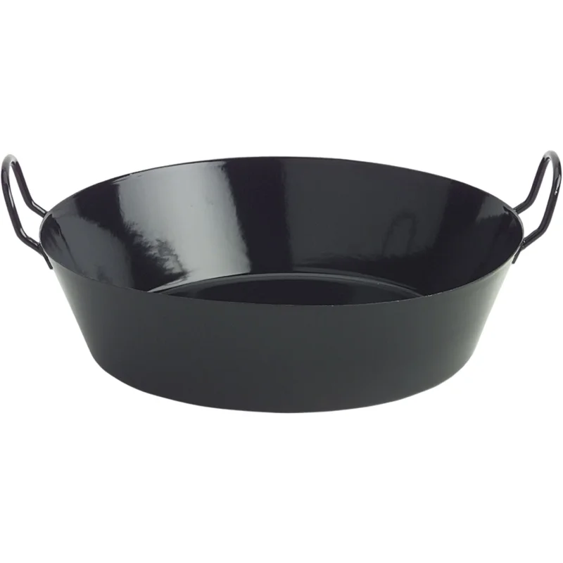 Árengedmény Serpenyő fánk sütésére, 40 cm, fekete zománc, magas, 11 cm, Reiss
