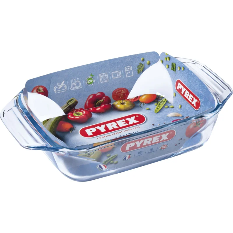 Sütőedény, edzett üveg, Pyrex 26x17 cm, szögletes Ajánlat