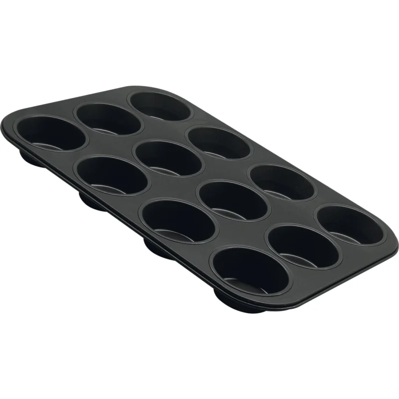 Újdonság Muffin forma zenker Black 12 db-os 38x26 cm