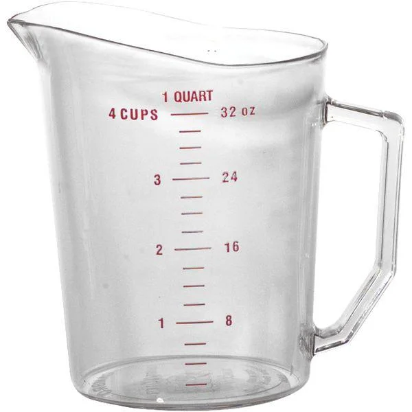 Utolsó esély Műanyag mérőpohár Cambro 1000 ml