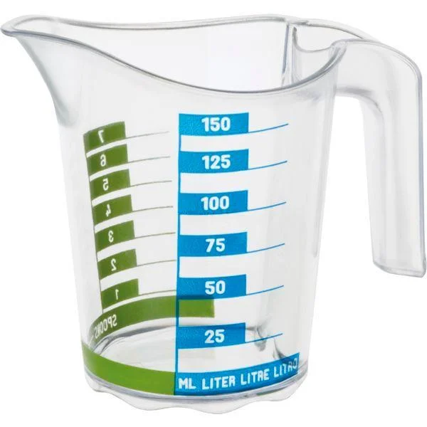 Alacsony ár Műanyag mérőpohár Rotho Domino 150 ml