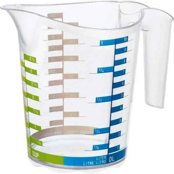Műanyag mérőpohár Rotho Domino 1000 ml Ajánlat