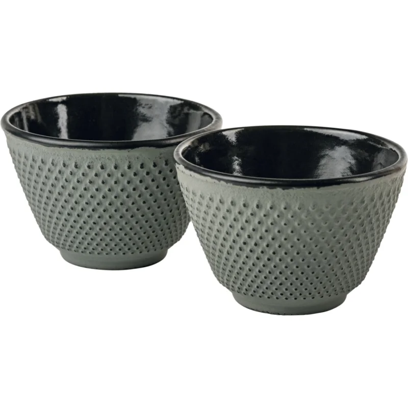 Prémium BREDEMEIJER Xilin Teáscsésze öntöttvas, 2 darabos készlet, zöld, magasság 65 mm, hosszúság 198 mm