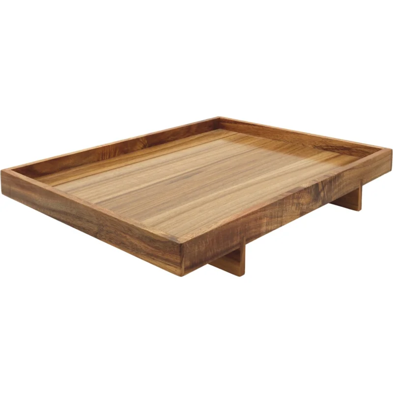 BREDEMEIJER Wazuka Fa tálalótálca, akácfából, Magasság 65 mm, Hossz 400 mm, Szélesség 300 mm Outlet