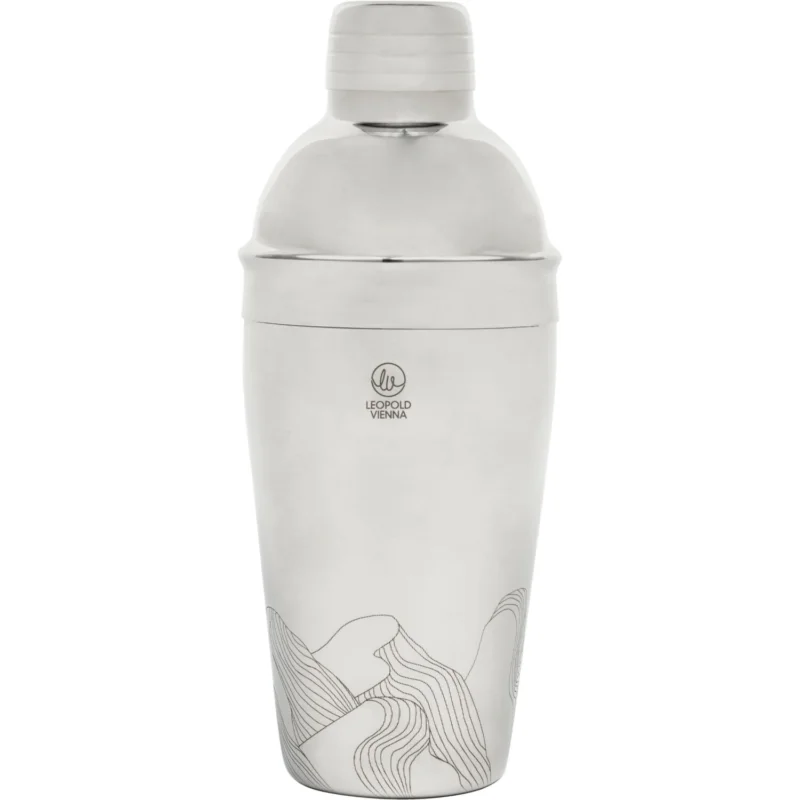 Árcsökkenés LEOPOLD VIENNA Mountains Shaker, rozsdamentes acél, Űrtartalom 0,50 liter, magasság 210 mm, átmérő 93 mm