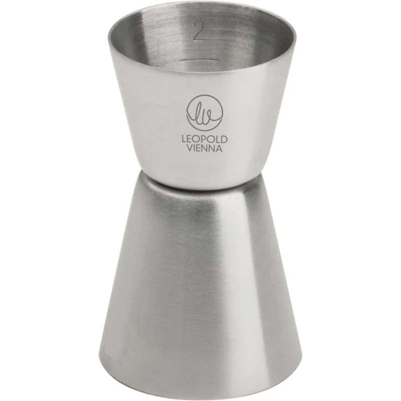 Gyors szállítás LEOPOLD VIENNA Jigger Bármérce 2+4 cl, rozsdamentes acél, matt, magasság 88 mm, átmérő 50 mm