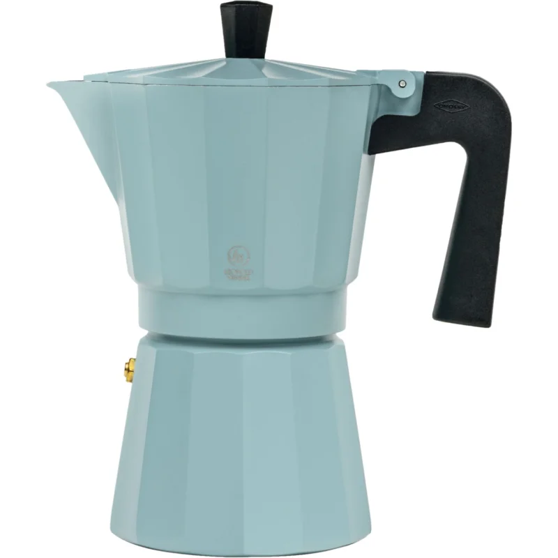 LEOPOLD VIENNA Moshi Moka kávéfőző, alumínium, menta, 6 csésze, magasság 210 mm, hossz 175 mm Ne maradj le