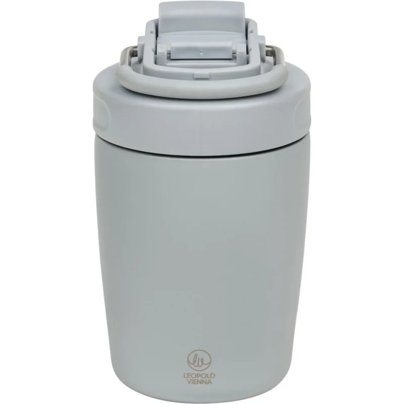 LEOPOLD VIENNA Moshi Termosz Coffee-to-go, szürke, űrtartalom 0,35 liter, magasság 158 mm Különleges ajánlat