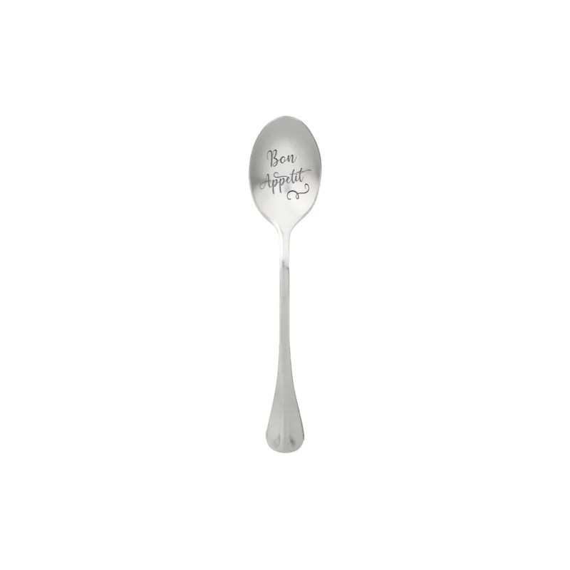 Akciós ár One Message Spoon Kanál Bon Appetit, Hossz 150 mm, Szélesség 35 mm