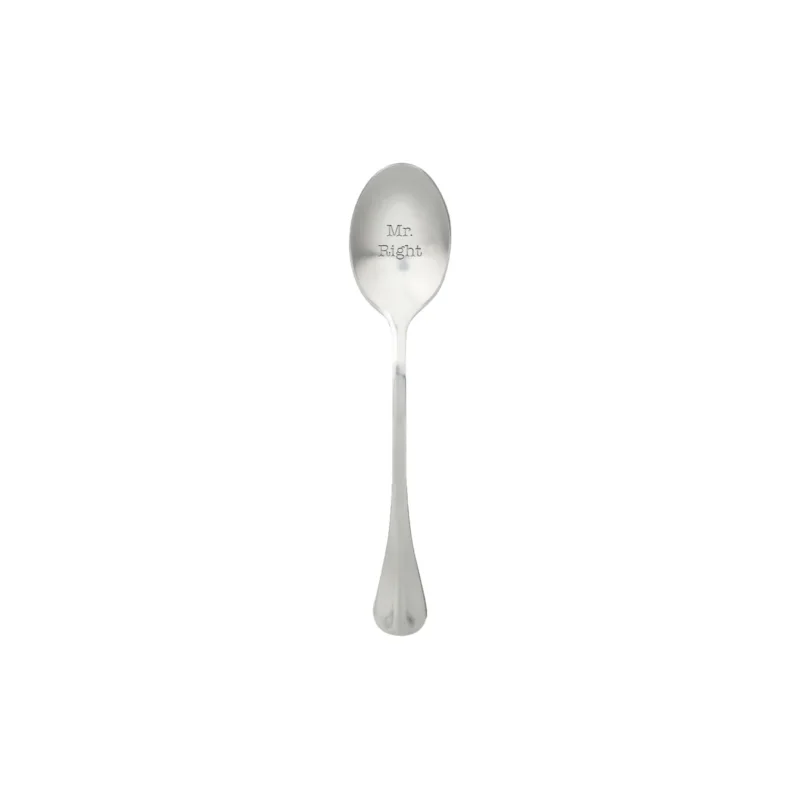 One Message Spoon Kanál Mr. Right, Hosszúság 150 mm, Szélesség 35 mm Kiárusítás
