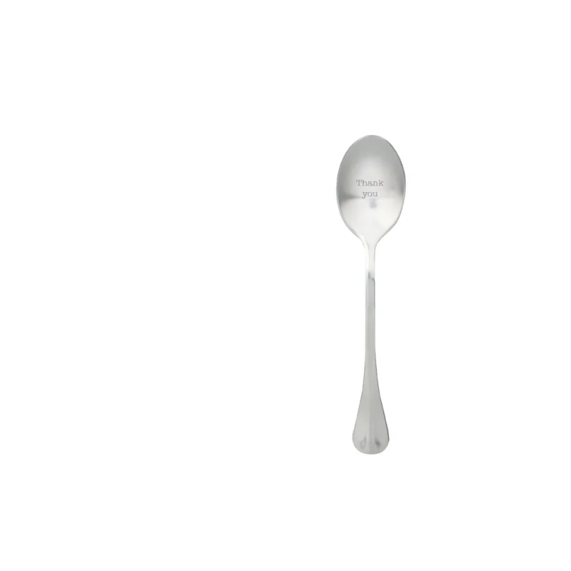 One Message Spoon Kanál Thank You, Hossz 150 mm, Szélesség 35 mm Prémium