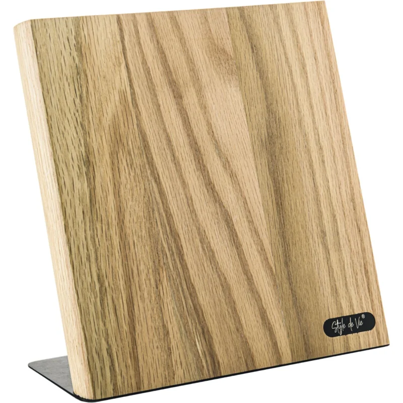 Szuper ajánlat Style de Vie Kések tartója, tölgy, mágneses, magasság 230 mm, hosszúság 220 mm