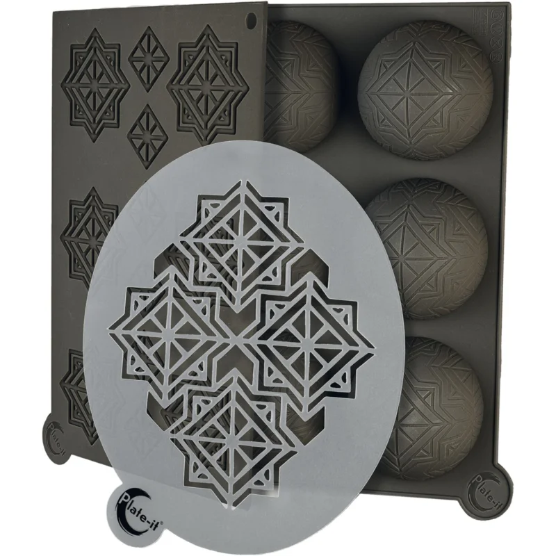 Plate-it Díszítő formák – Díszek, 3 db, magasság 45 mm, hossz 245 mm, szélesség 165 mm Expressz kézbesítés
