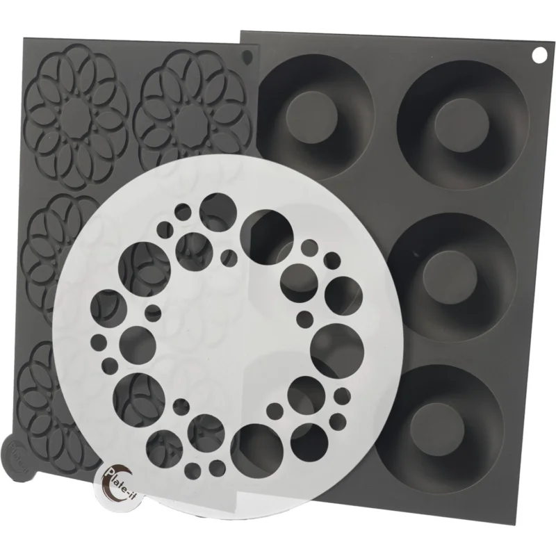 Plate-it Díszítő formák, 3 db-os szett, magasság 35 mm, hossz 245 mm, szélesség 165 mm Exkluzív ajánlat