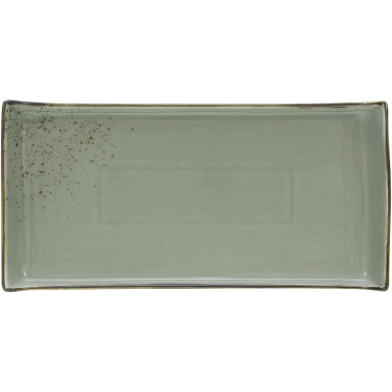 Tálalótányér CreaTable Nature, szögletes, kőszürke, magasság 35 mm, hossz 330 mm, szélesség 165 mm Akció