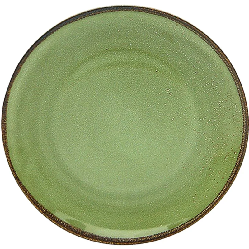 Sekély tányér CreaTable Nature, zöld, magasság 35 mm, átmérő 270 mm Expressz szállítás