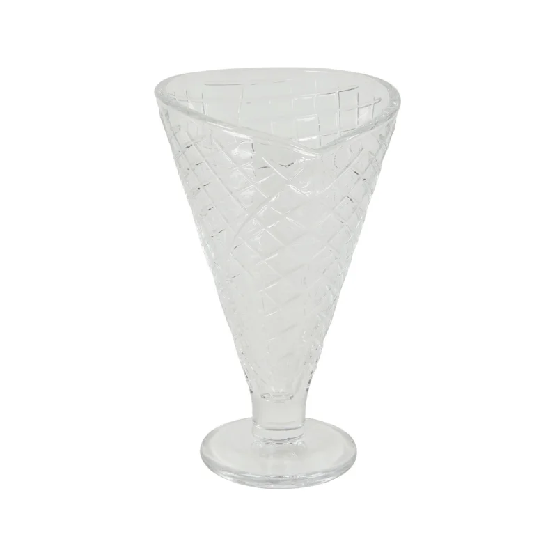 Vásárlói kedvenc Fagylaltos pohár Waffel, átlátszó üveg, magasság 165 mm, átmérő 95 mm